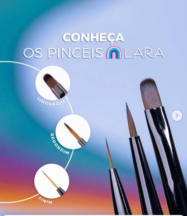 Kit pinceis Lara Machado 01 - Erika Rocha Beauty Professional